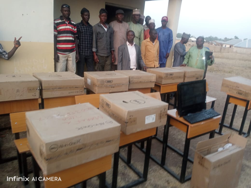 Desktops, Laptops and chairs were distributed to the various ICT centers across Uba/Gaya constituency by Rt. Hon. Speaker Aminu Iya Abbas